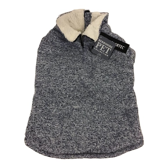 Dog Coat Size XL Polartec Sherpa Fleece-lined, Denim Heather Blue [New] - Picture 1 of 5